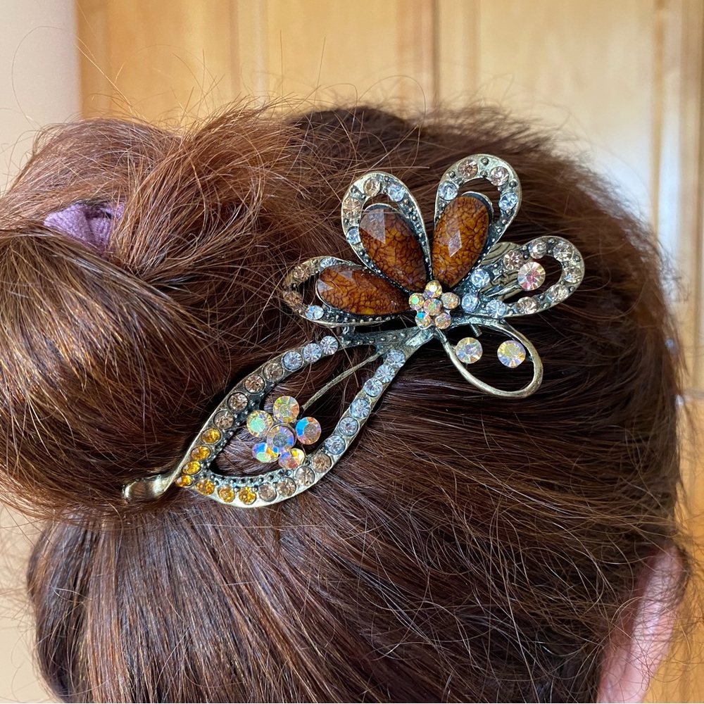 Rhinestone Hair Clip